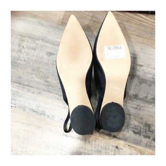 Boden Embellished Satin Slingbacks - Size 39 - Picture 5 of 10